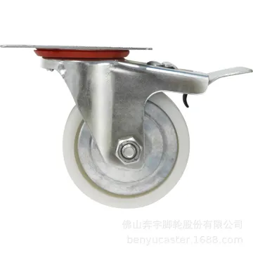 4inch Hospital Bed Caster PP en blanc